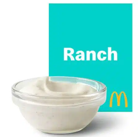 McDonald's Creamy Ranch Sauce, a rich and smooth dipping sauce with a savory flavor