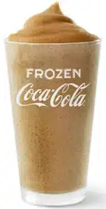 McDonald's Frozen Coca-Cola Classic, an icy, refreshing slushie with the classic Coca-Cola flavor