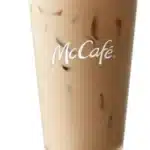 McDonald's Iced Latte, a chilled espresso drink with cold milk and ice