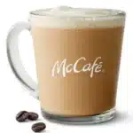 McDonald's Latte, a smooth espresso drink made with steamed milk and a hint of coffee flavor