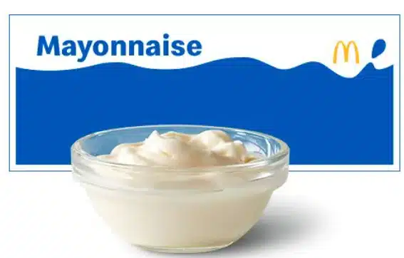 McDonald's Mayonnaise Packet, a creamy and smooth condiment for enhancing your meal